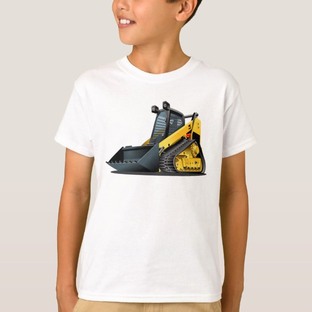 Camiseta Cartoon Skid Steer (Frente)