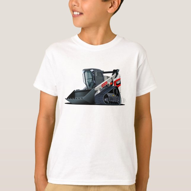 Camiseta Cartoon Skid Steer (Frente)