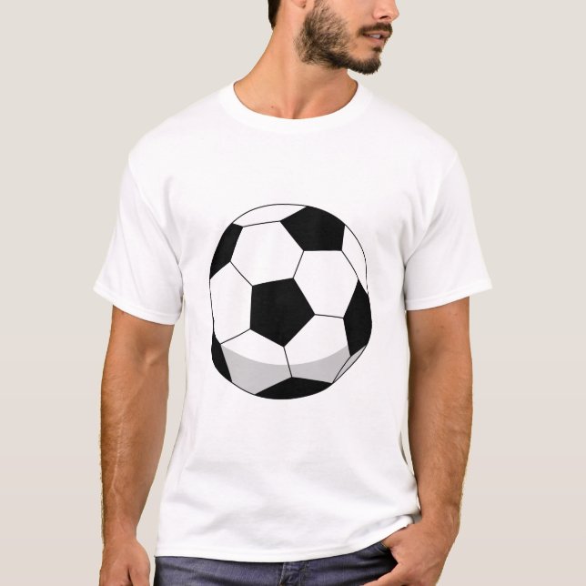 Camiseta Cartoon Soccer Ball (Frente)