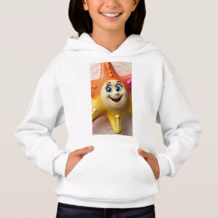 Camiseta "Cartoon Starfish alegre" Hoodie