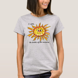 Camiseta Cartoon Sun-Center do Universo