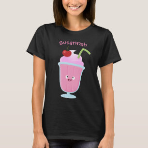 Camiseta Cartoon sundae de sorvete de morango
