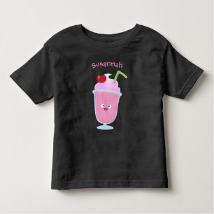 Camiseta Cartoon sundae de sorvete de morango