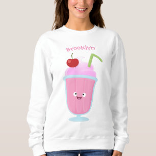 Camiseta Cartoon sundae de sorvete de morango