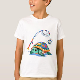 Camiseta  Cartoon Turtle Kids Tee
