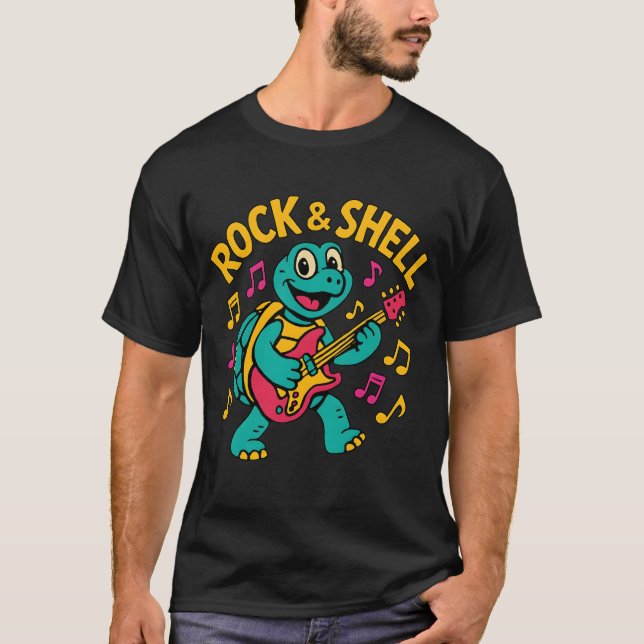 Camiseta Cartoon Turtle Rock (Frente)