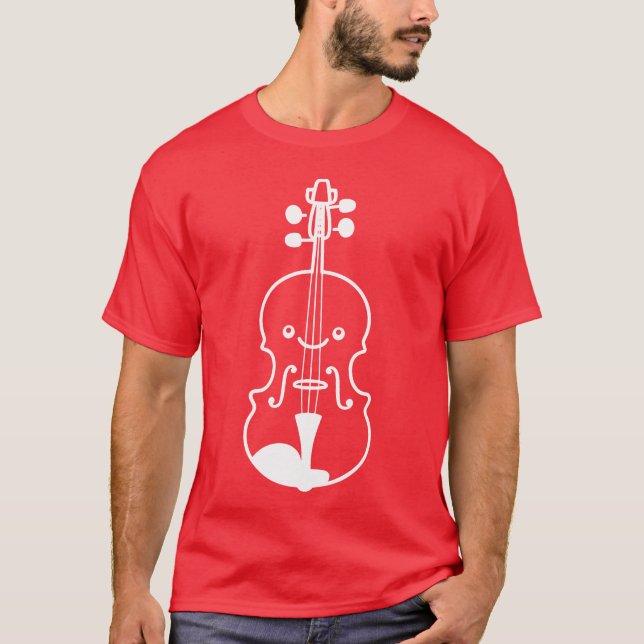 Camiseta Cartoon Violin boy (Frente)