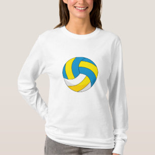 Camiseta Cartoon Volleyball Ball