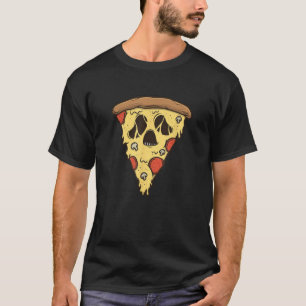 Camiseta Cartoon Zombie Pizza Slice