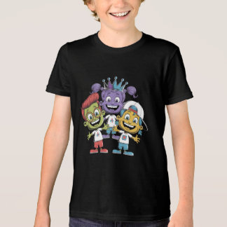Camiseta Cartoons Coloridos com Expressões Reproduzíveis