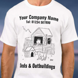 Camiseta Cartoons de Sheets e Outbuilding