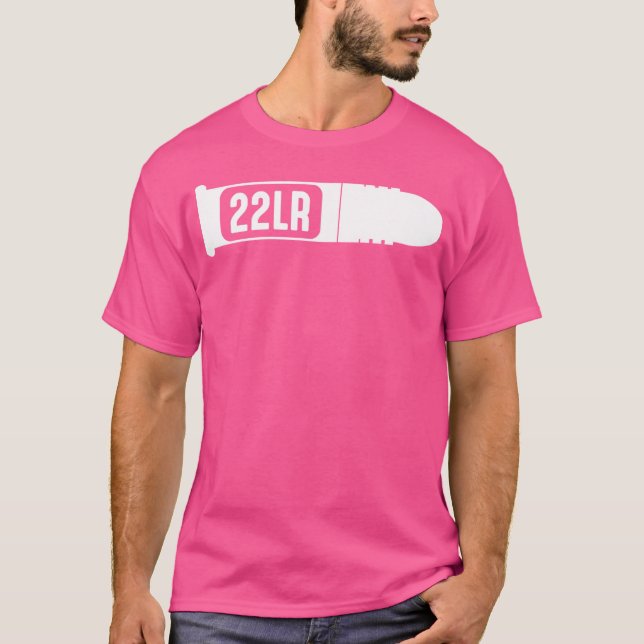 Camiseta Cartucho De 22 Longas Metragens Utilizado Pelo Caç (Frente)