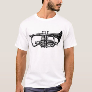 Camiseta Cartucho de bronze imperial - instrumento musical