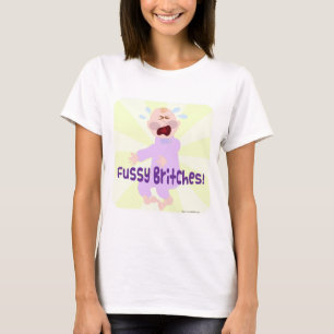 Camiseta Cartum de Belas Cartões Fussy Britches