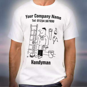 Camiseta Cartum de Handyman