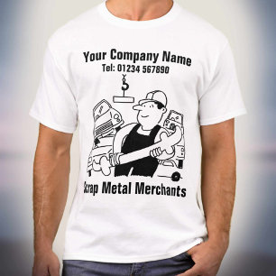 Camiseta Cartum de Merchants de Metal