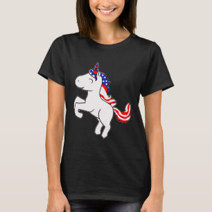 Camiseta Cartum de Sinalizador Mane do Unicórnio do Patri