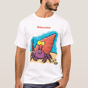 Camiseta Cartum roxo engraçado e engraçado