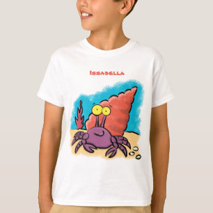 Camiseta Cartum roxo engraçado e engraçado