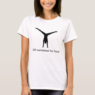 Camiseta Cartwheel para a comida
