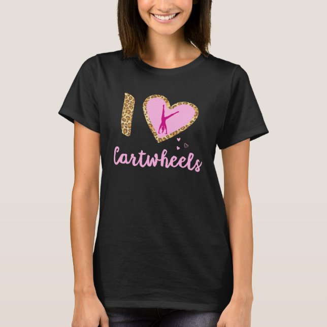 Camiseta Cartwheel Quote for a Cartwheel Acrobat Lady (Frente)