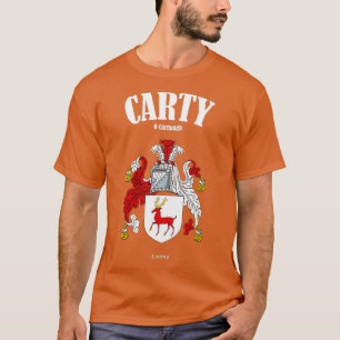 Camiseta Carty Family Casaco de Tradução de Armas e Signifi
