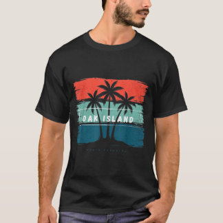 Camiseta Carvalho Antigo Ilha Carolina do Norte Praia Palme