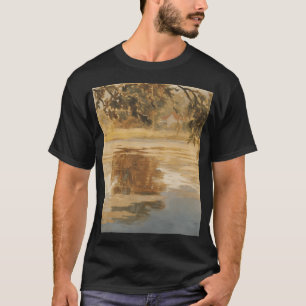 Camiseta Carvalho da primavera de Grant Wood Pintura de Gra