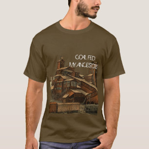 Camiseta Carvão Antracite Carvão Mineiro Mineração Arte Min