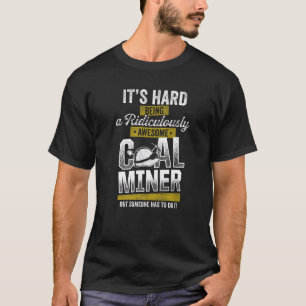 Camiseta Carvão Mineiro Admirável Trabalhador de Minas Mine