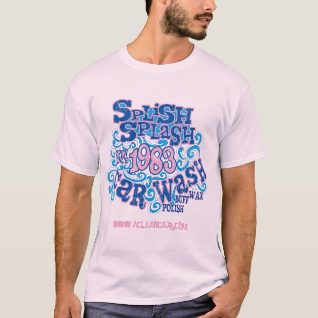 Camiseta carwash splish do respingo (Frente)