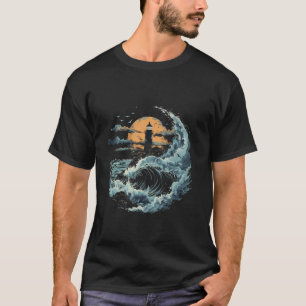 Camiseta Casa à Beira-Mar Farol Velas Praia Luz H