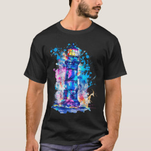 Camiseta Casa à Beira-Mar Farol Velho Navegando Praia Mar B