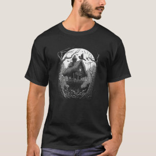 Camiseta Casa Andando sobre Pernas de Frango Folclore Eslav