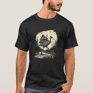 Camiseta Casa Andando sobre Pernas de Frango Folclore Eslav
