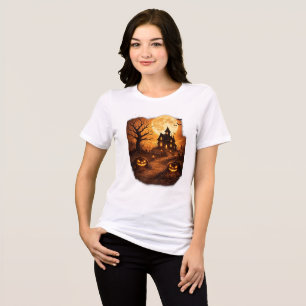 Camiseta Casa Assombrada Assustadora de Halloween