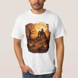 Camiseta Casa Assombrada Assustadora de Halloween