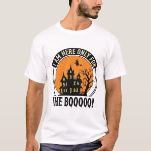 Camiseta Casa Assombrada de Halloween Engraçada Boo Vintage