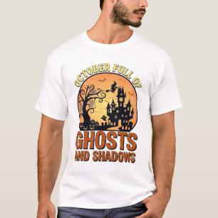 Camiseta Casa Assombrada Fantasmas Sombras Bruxas Halloween
