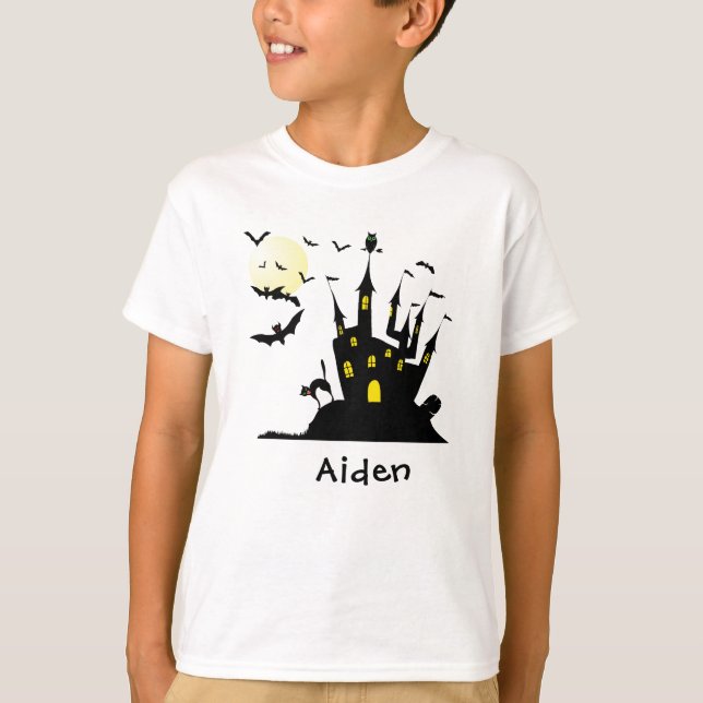 Camiseta Casa Assombrada Monogrammed (Frente)