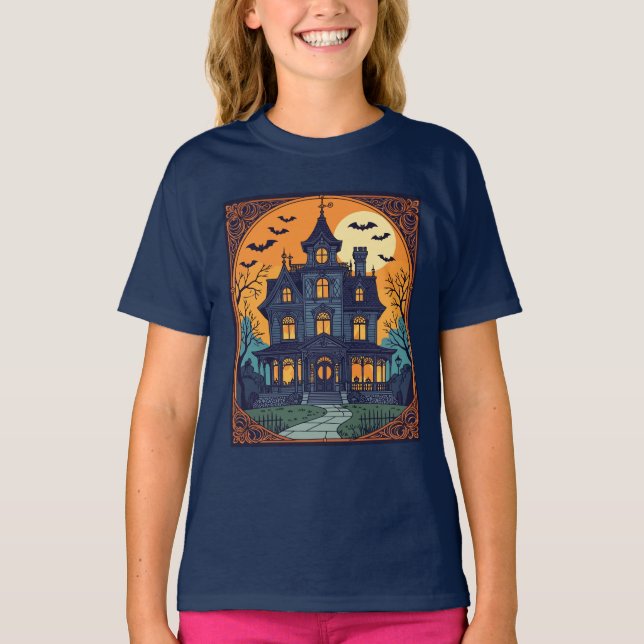 Camiseta Casa Assombrada - Rua Silenciosa do Gritar (Frente)