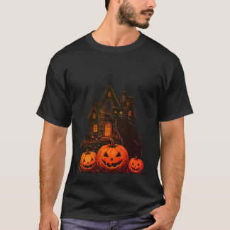 Camiseta Casa Assombrada Vintage de Halloween