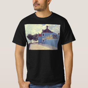 Camiseta Casa Azul em Zaandam, por Claude Monet