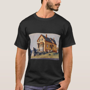 Camiseta Casa branca com janela mansarda Edward Hopper