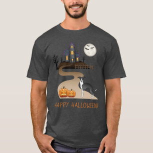 Camiseta Casa Branca E Gaivota Negra E Halloween