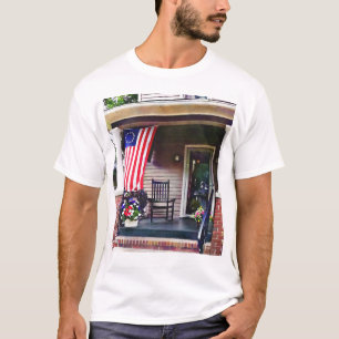 Camiseta Casa com a bandeira de Betsy Ross