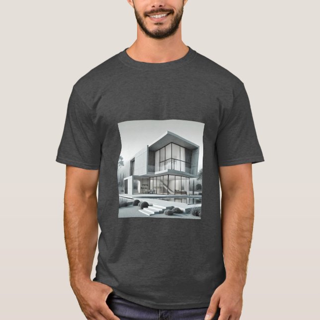 Camiseta Casa com bela arquitetura (Frente)