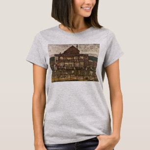 Camiseta Casa com Shingle Roof por Egon Schiele