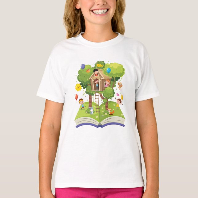 Camiseta Casa da Árvore do Livro (Frente)