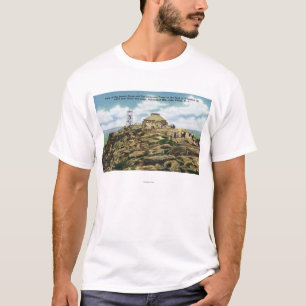 Camiseta Casa da cimeira, opinião da torre dos observadore